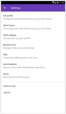 GirlsAskGuys android App screenshot 13